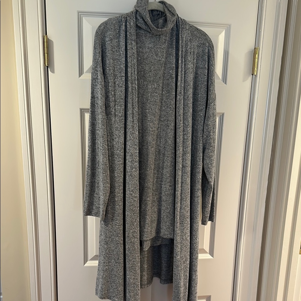 Gray Women's Sweater Set